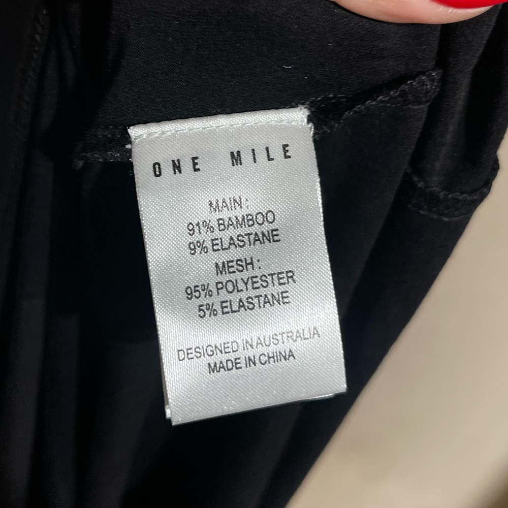 One Mile | NWT! Blane Mesh Maxi Dress Black Size: Small - Picture 6 of 7
